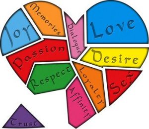 heart shaped puzzle with "trust" piece missing