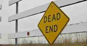 dead end sign