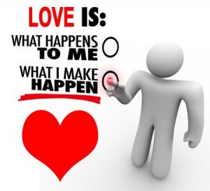 love is what i make happen