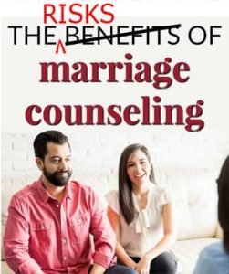 marriage counseling is not good for affairs