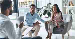 couple in marriage counseling