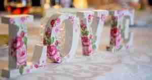 letters spelling the word love