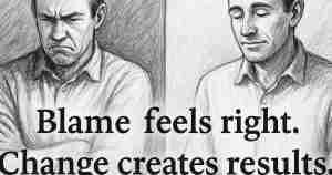 Change is better than blame