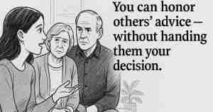 you can honor your parents while still being independent