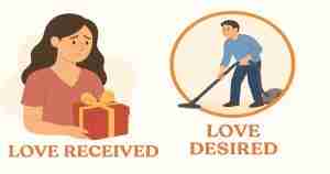 love language mismatch of gifts vs acts of service