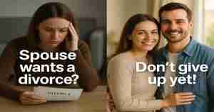 Spouse want a divorce? Don't give up!