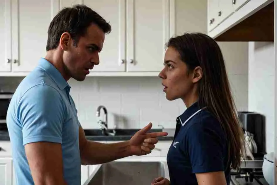 angry confrontation in marriage