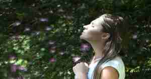 calm woman
