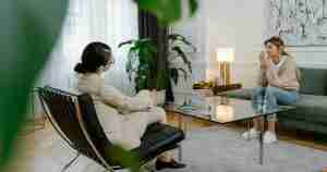 woman in individual counseling with female therapist