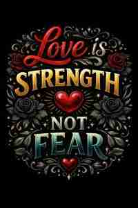 Love is strength, not fear